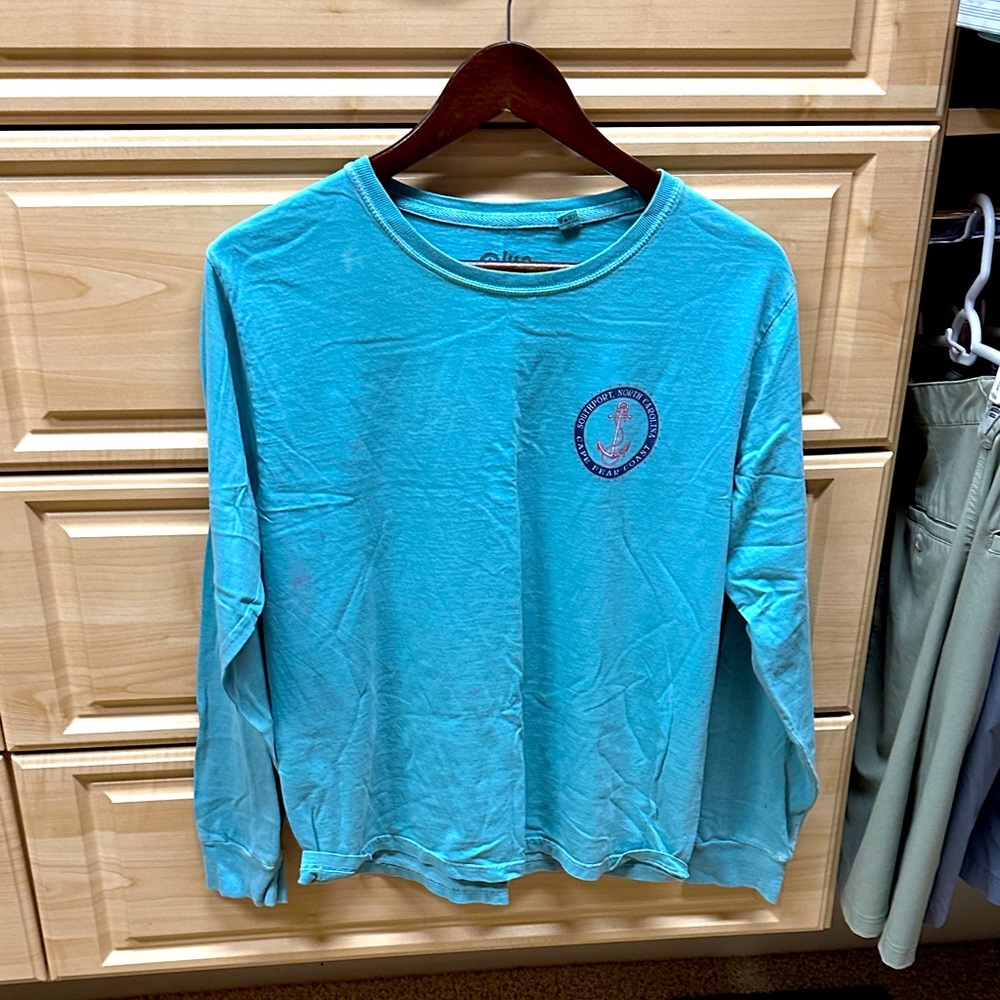 Blue Long Sleeve Southport Shirt